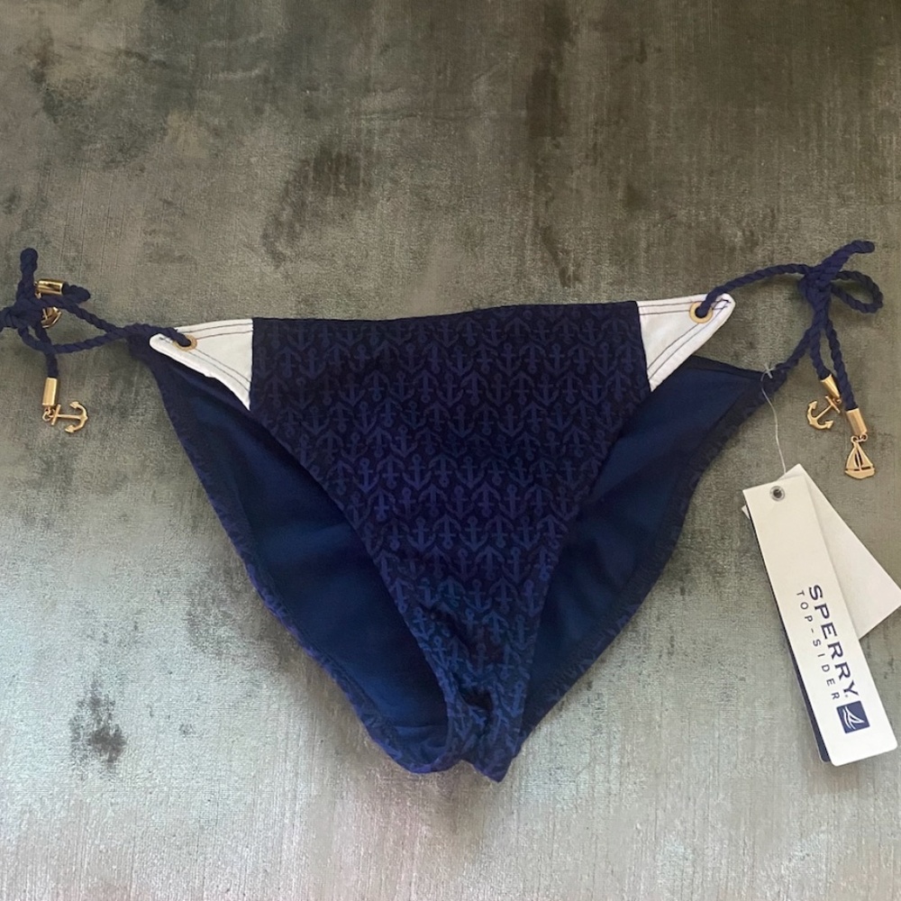 Sperry Top Sider Anchor Bikini Bottoms, Size M - BRAND NEW with TAGS